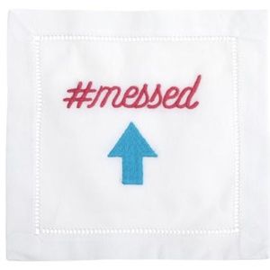 August Morgan linen cocktail napkins